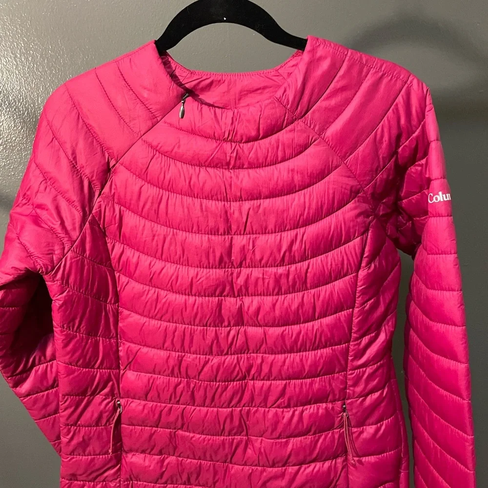 Columbia Women's Pullover‎ Pink Ski Shirt Small